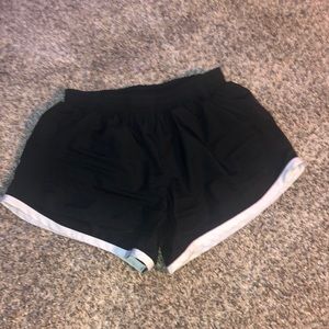 Kids black nike athletic shorts